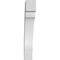 Ekena Millwork 5 1/2-in. W x 24-in. D x 36-in. H Merced Architectural Grade PVC Knee Brace BRCP055X24X36MRC - alternate 2